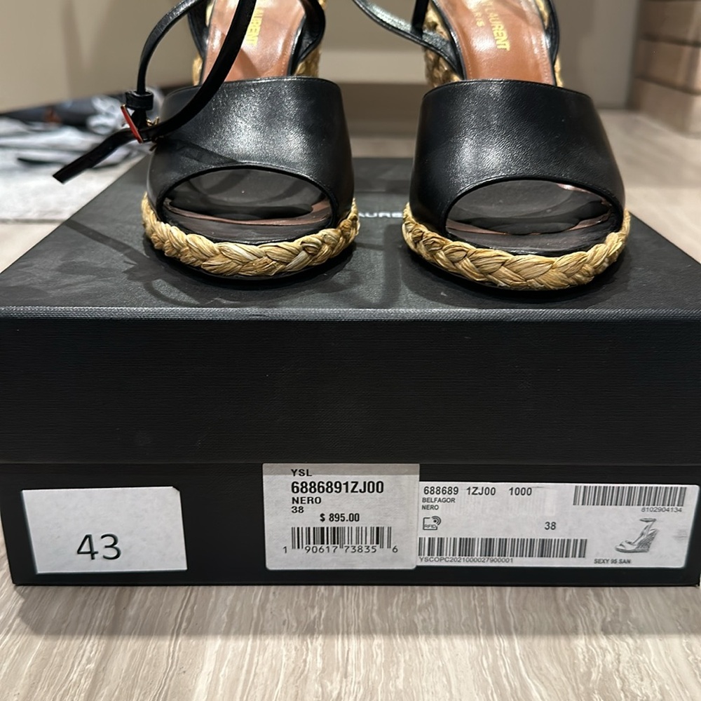 Saint Laurent YSL Belagor wedges - Picture 2 of 8